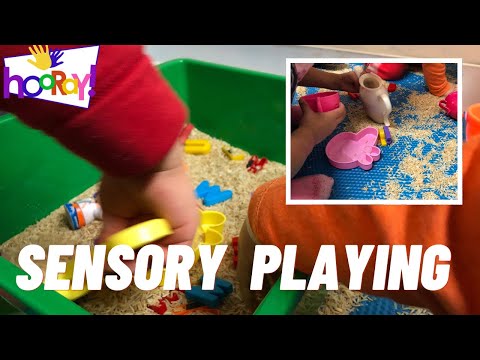 Hooray! KIDS Sensory Play / Children having Fun Playing and Exploring