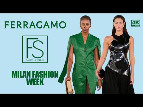 FERRAGAMO Spring Summer 2024 Full Show 4K Vittoria Ceretti, Sora Choi and Anok Yai