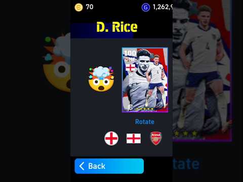 D. Rice Best Training Guide | eFootball 2024 Best Pack Training Guide |#shortsfeed #efootball#shorts