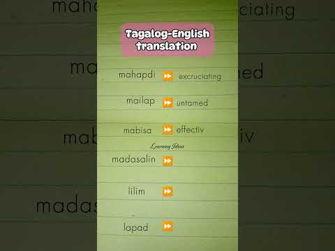 Ano sa ENGLISH ang MAHAPDI? #anosaenglish #learnenglish #tagalogenglishtranslation #vocabulary