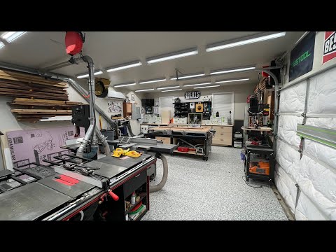 My 3 Car Garage Woodworking Shop In Detail - Woodworking Shop Tour 2021 -  Woodworking Wisdom