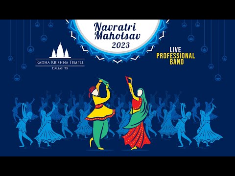 Navratri 2023 Celebrations with Blissful Garba l Radha Krishna Temple of Dallas