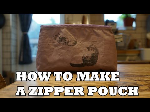 How to make a easy zipper pouch, fully lined and gusseted : DIY Tutorials