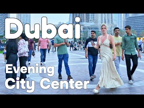 Dubai 🇦🇪 Amazing Evening City Center [4K] Walking Tour