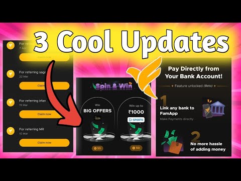 3 Cool Updates Fam App | Fam Pay New Updates | New Updates FamX 2023 | Fampay NEW Updates 2023