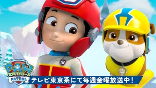 パウ・パトロール | 赤ちゃんラブルが雪のレスキューをする！パウ・パトロールのケント＆マーシャルと一緒 | 90分 | テレビ東京系にて放送中