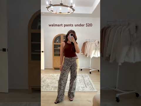 Walmart pants UNDER $20 😱 #walmart #walmartfashion #walmarthaul