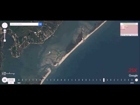 Watch the Formation of a Barrier Island