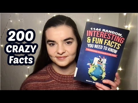 ASMR Whispering 200 Extremely Random Facts