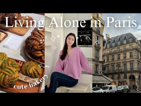 paris vlog: cute bakery, living alone, things to do 🥐