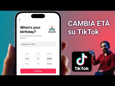 Come cambiare la propria età su TikTok?