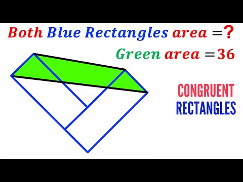 Can you calculate both rectangles area? | (Quadrilateral) | #math #maths | #geometry