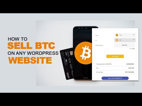 How to Sell BTC and other crypto coins on Any WordPress Website