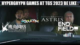 Hypergryph games at Tokyo Game Show 2023 be like :