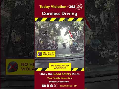 Today Violation 362 - Helmet up to keep your ride secure #otr #chennaitrafficpolice #obeytherules