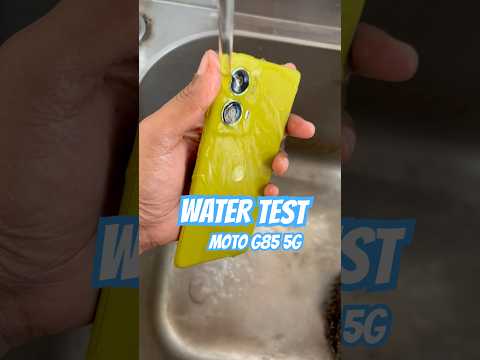 Moto g85 5g water test | motorola g85 5g water test