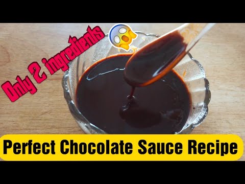 Perfect Chocolate Sauce Recipe 😍