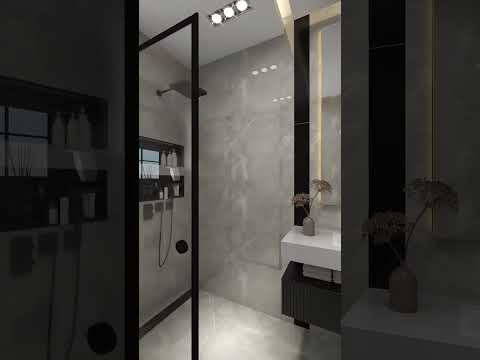 Luxury Bathroom Design 🔥, Interior Home Decor #shorts #trending #youtubeshorts