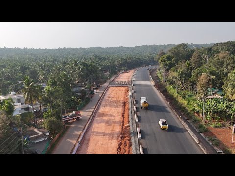 NH66 KASARAGOD/പുല്ലൂർ അണ്ടർപാസ് മുകളിലൂടെ വാഹനങ്ങൾ ഓടിതുടങ്ങി/മാവുങ്കൽ മുതൽ ചാലിങ്കാൽ വരെയുള്ള ഭാഗം