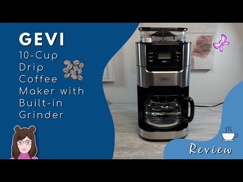 GEVI Grind and Brew Drip Coffee Machine Review! Just in Time For The Holidays!