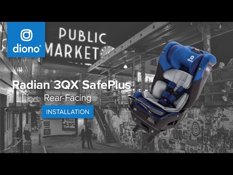 Diono® Radian® 3QX SafePlus™ | All-in-One Car Seat | Rear-Facing Installation | 2020-Present