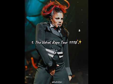 Janet Jackson Tours RANKED! ✨🔥 #music #janetjackson #queenofpop #icon