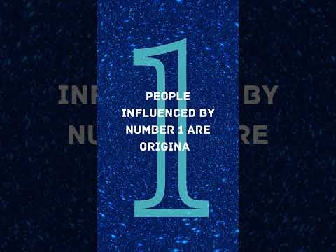 Numerology of 1: ORIGINALITY.