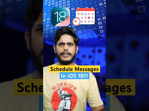 Try Now - Schedule Messages on iPhone #ios18 #iphone #apple