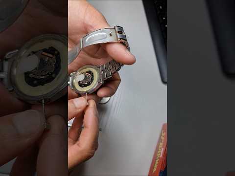 Titan Wrist watch Crown Install