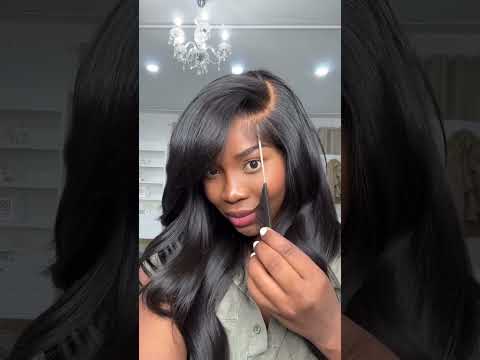 is your wig still glued? Try this pre-styled glueless wig, just slap it on🔥