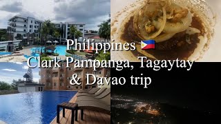 Philippines 🇵🇭 VACATION ~ Clark Pampanga, Tagaytay, Davao City, Filipino food 🤤 | theairmanclub