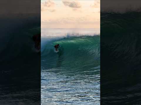 Forcing His Way Through The Tube  #surf #indonesia #surfing #bali #surfer #dji #globalzoo