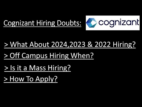 Cognizant Hiring Doubts 2022,2023,2024 & 2025 Batch 🔥🔥