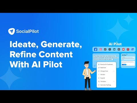 Crush Writer’s Block With AI Pilot by SocialPilot 🚀