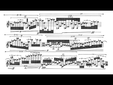 Brian Ferneyhough - Intermedio alla ciaccona (1986) [Score-Video]