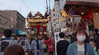 青梅大祭　宵宮祭り　本町の山車と居囃子（和田町囃子保存会）　2024/05/02  d21