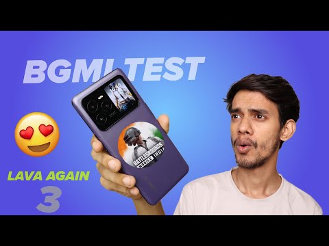 Lava Agni 3: BGMI Test With FPS Meter ⚡