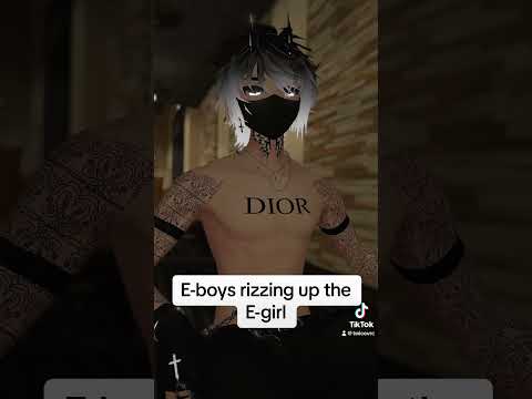 POV: E-boy tries rizzing up the E-girl #virtualreality #vrchat #vrchatworld #vtuber #vrc