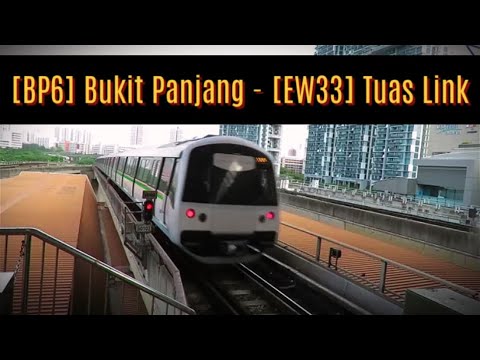 SG MRT Season 3 Ep 4. Bukit Panjang(BP6) - Tuas Link(EW33)