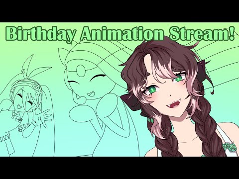 I actually streamed on my birthday and animated miku wowee - Stream Archive