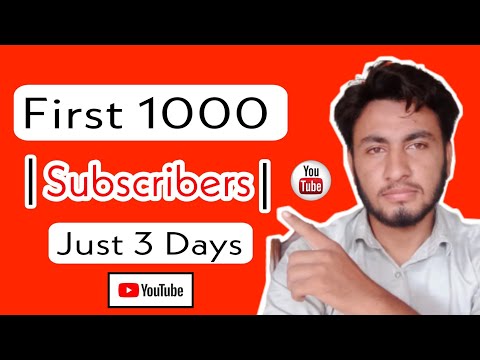 1000 Subscribers Srif 3 Days Main. How to get 1000 Subscribers on Youtube Channel 2022.