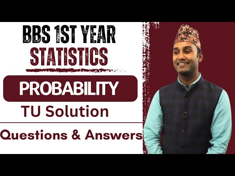 Probability Distribution BBS 1st Year in Nepali || TU Solution || Questions and Answers - Gurubaa