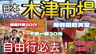 【日本旅遊🇯🇵】大阪木津市場吃美食｜台灣鳳梨價格翻倍卻大賣？｜生食級干貝一顆只要台幣30元  海膽一大盒400元吃到怕｜真鯛石斑明蝦挑不完 ｜香氣撲鼻激甜草莓一盒只要140元 此生必吃#日本#海鮮