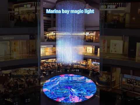 Marina bay hall magic lights