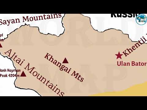 Mongolia Geography Lecture | Physical Geography of Mongolia | Mongolia Map | Facts About Mongolia