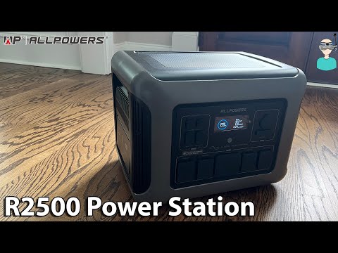 Power Outage Warrior // ALLPOWERS Solar Generator Kit 2500W (R2500 + SP037 400W Solar Panel)