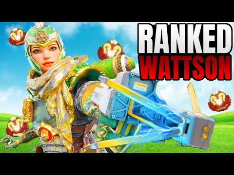 Ranked gameplay CONTROLLER Wattson Season 24 Apex Legends | NO RECOIL |