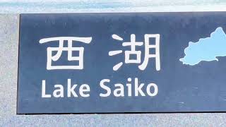 富士五湖　精進湖　本栖湖　西湖　河口湖　山中湖　と富士山　紅葉　山梨県