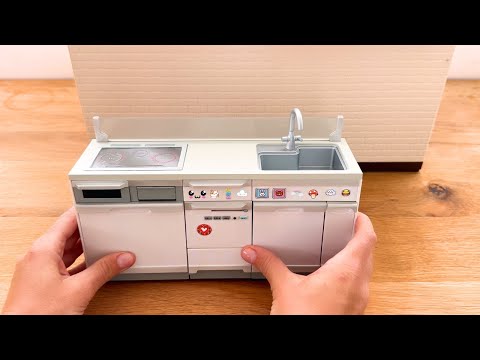 Miniature kitchen set installation ✨ASMR ✨Re-ment collection✨