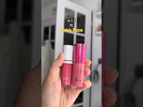 Comparing the NEW #elf Camo Liquid Blush to #juviasplace Liquid Blush #comparison #swatches #shorts